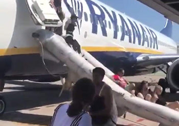 Listen To The Sheer Panic As Another Battery Fire Occurs On Board...