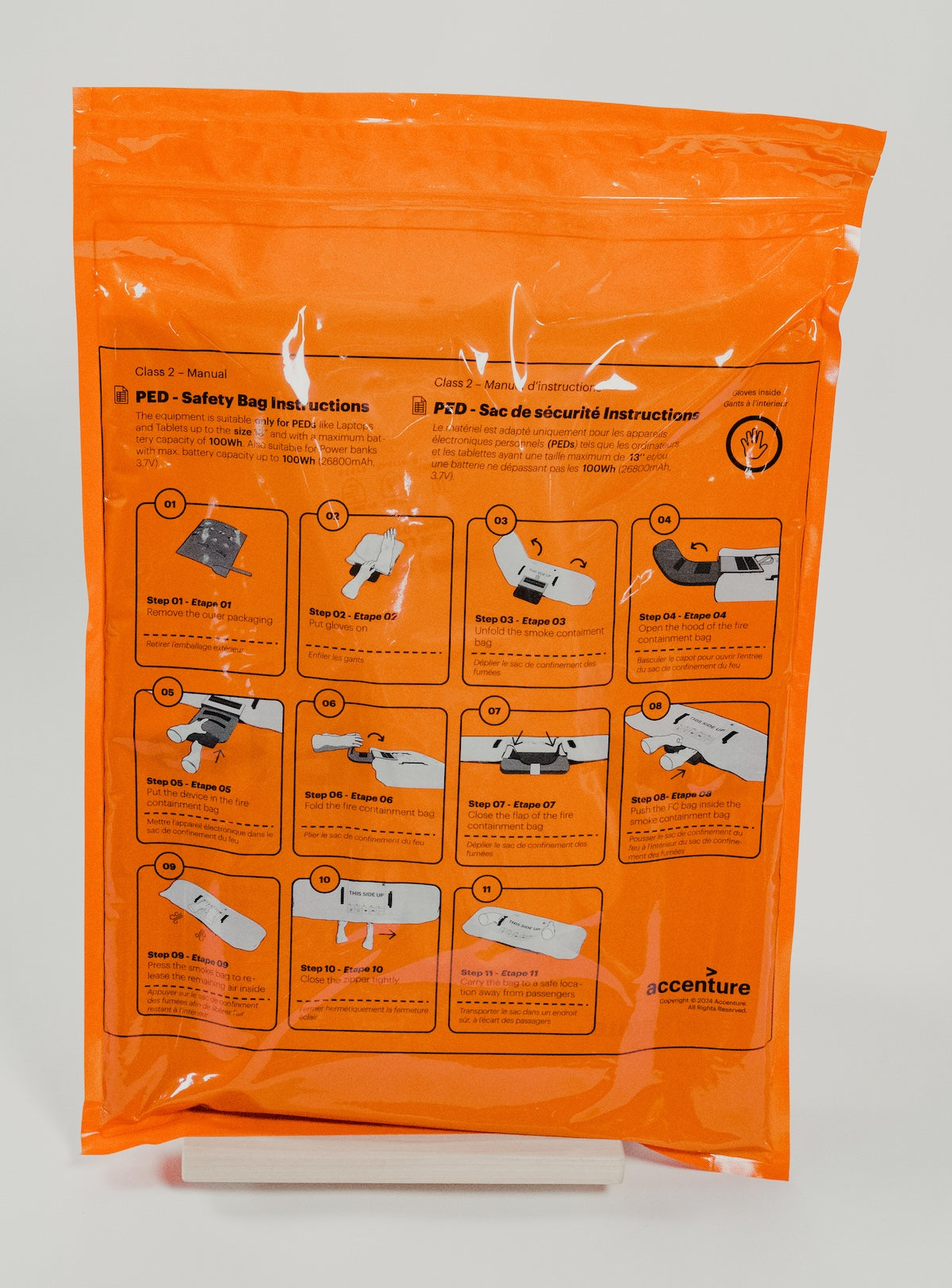 Accenture PED Safety Bag - UL5800 Class 2 Performance Level 1