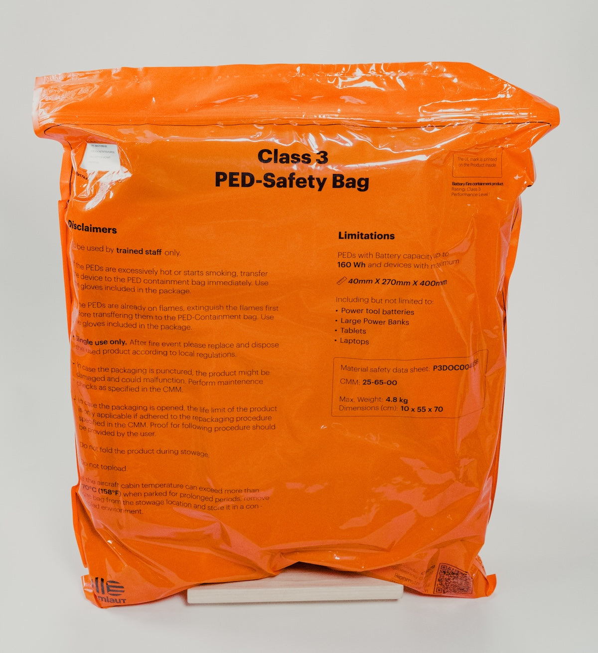 Accenture PED Safety Bag - UL5800 Class 3 Performance Level 1