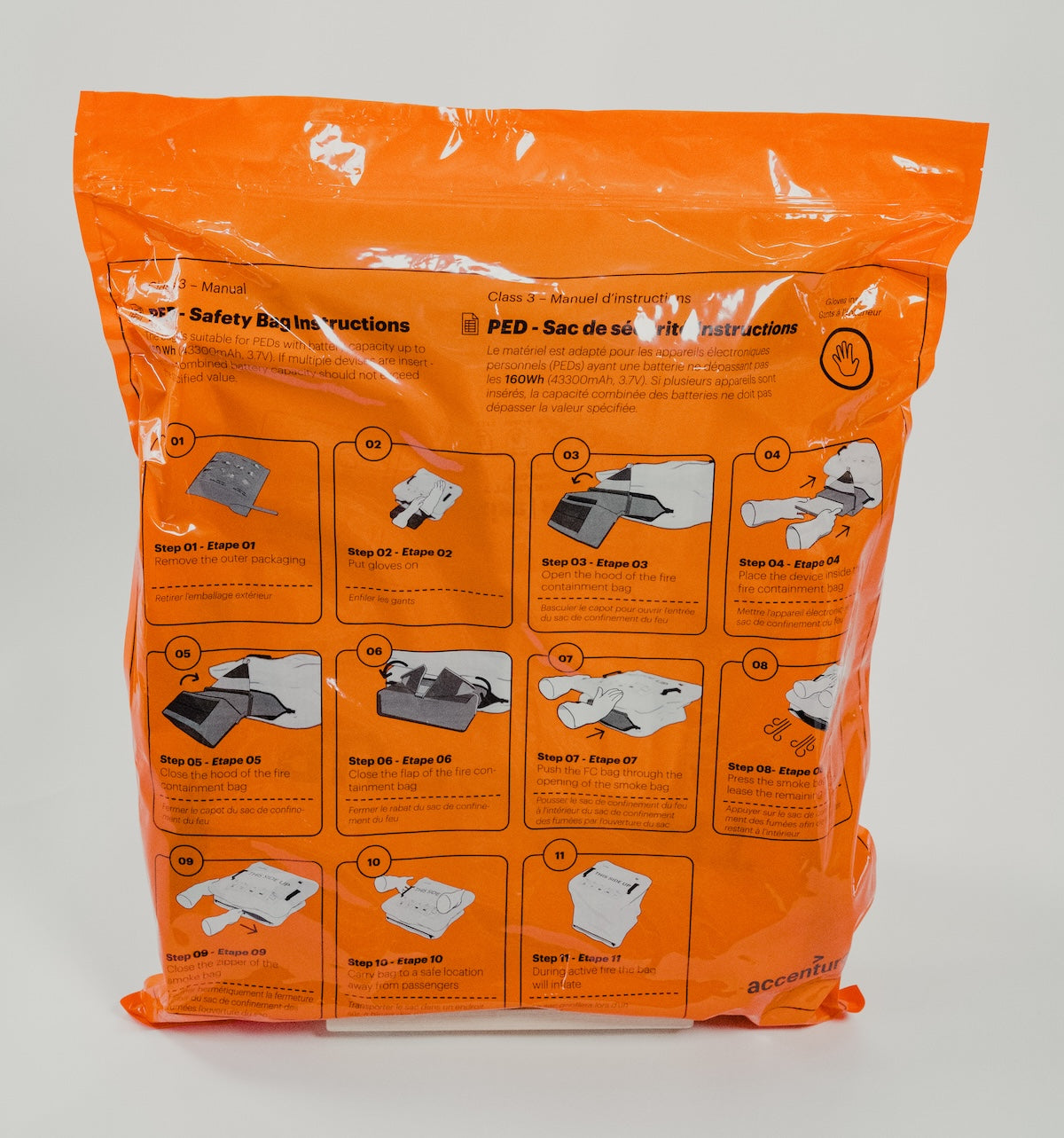 Accenture PED Safety Bag - UL5800 Class 3 Performance Level 1