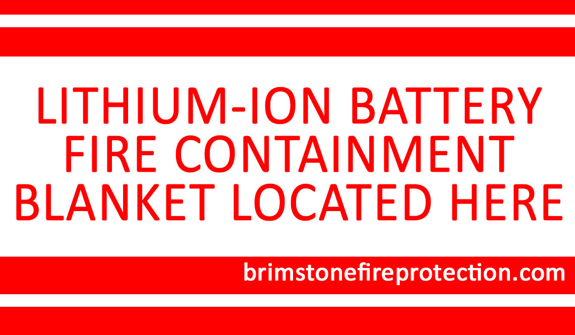 Small Heavy Duty Preventer™ Li-Ion Fire Blanket - 5' x 6'