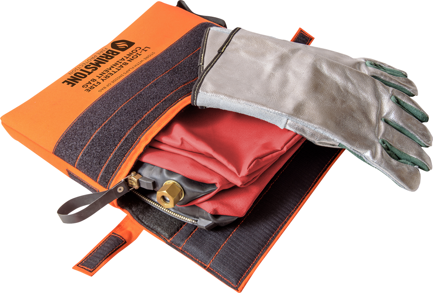 Small HD Preventer™ Li-lon Fire & Smoke Containment Bag KIT (Tablet/Phone-Sized)