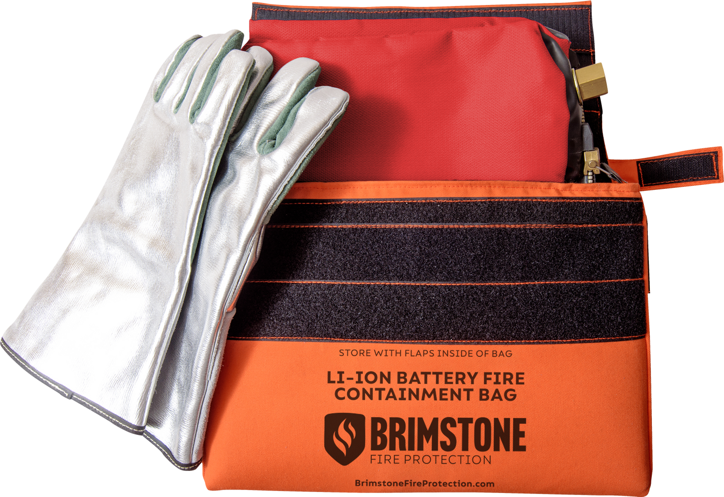 Small HD Preventer™ Li-lon Fire & Smoke Containment Bag KIT (Tablet/Phone-Sized)