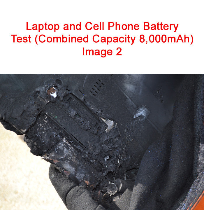 fire containment system bag- phone - laptop test -3