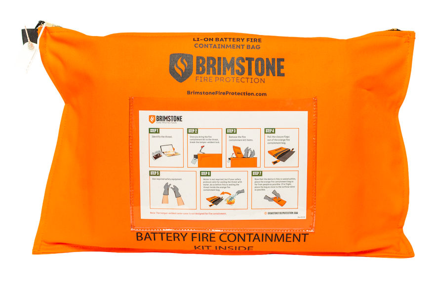 Li-Ion Fire & Smoke Containment Bags – Brimstone Fire Protection