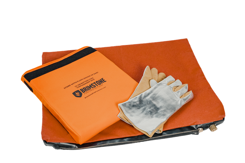 Large Preventer™ Plus Li-lon Fire & Smoke Containment Bag KIT (Laptop-Sized / 50 Wh)