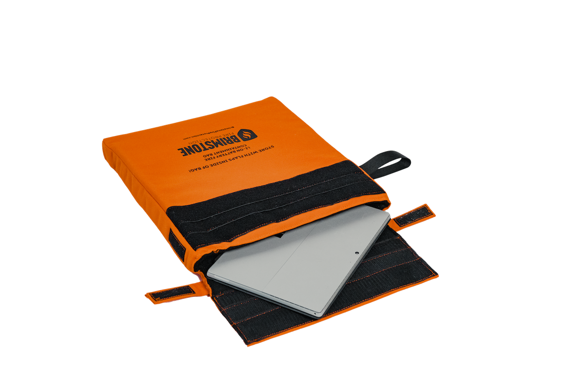 Large HD Preventer™ Plus Li-Ion Fire & Smoke Containment Bag KIT (Laptop-Sized / 100 Wh)