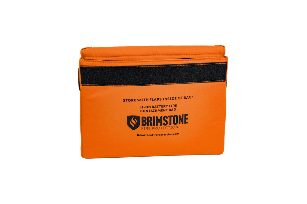 Brimstone Small Preventer™ Li-lon Fire Containment Bag (Tablet or Phone-Sized / 50 Wh)
