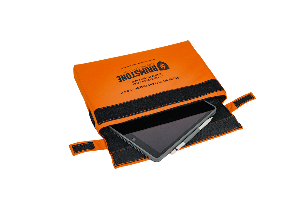 Small Preventer™ Plus Li-lon Fire & Smoke Containment Bag KIT (Tablet or Phone-Sized / 50 Wh)
