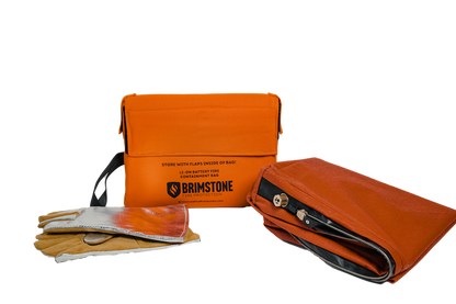 Small HD Preventer™ Plus Li-lon Fire & Smoke Containment Bag KIT (Tablet or Phone-Sized / 100 Wh)