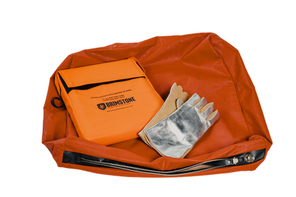 X-Large HD Preventer™ Plus Li-Ion Fire & Smoke Containment Bag KIT (Laptop or AED-Sized / 160 Wh)