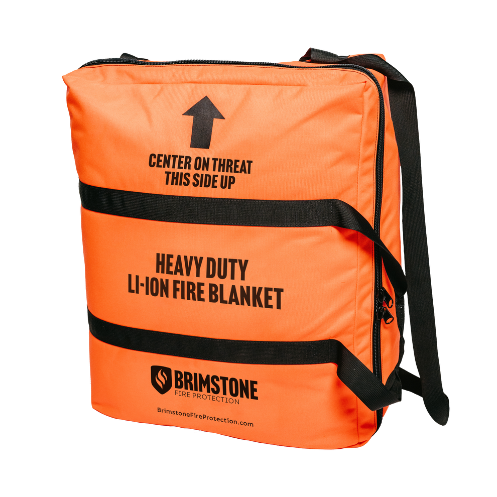 Brimstone Large Heavy Duty Preventer™ Li-Ion Fire Blanket - 10' x 10'