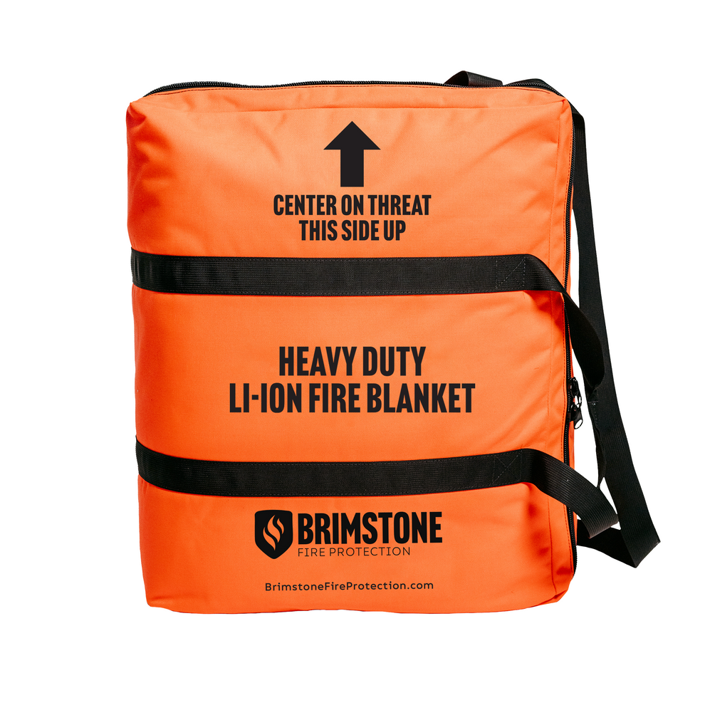 Brimstone Large+ Heavy Duty Preventer™ Li-Ion Fire Blanket - 16' x 16'
