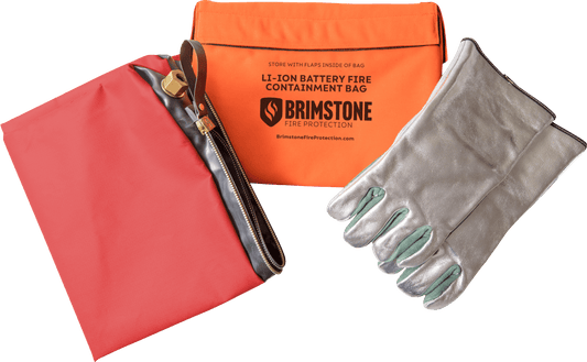 Small Preventer™ Li-lon Fire & Smoke Containment Bag KIT (Tablet/Phone-Sized)