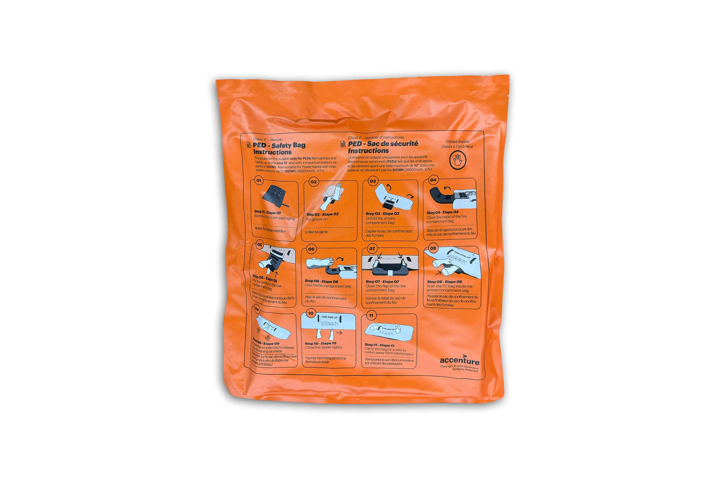 Accenture PED Safety Bag - UL5800 Class 3 Performance Level 1